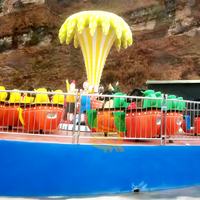 Manège pour enfants : Manèges Crazy Dance palpitants, divertissement idéal pour les parcs d'attractions en plein air, centres commerciaux et parcs à thème