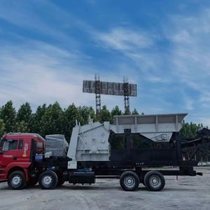 Station de concassage montée sur roue de broyeur de basalte de pneu mobile pour des opérations minières - Product Image 1