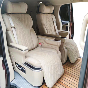 Ghế massage điện cao cấp bọc da, tích hợp chức năng ghế hàng không, dành cho Mercedes Vito V-class W447, Toyota Hiace - Product Image 1