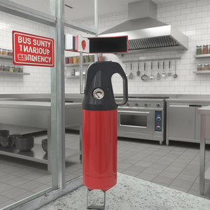 เครื่องดับเพลิงติดผนังเหล็กกล้าคาร์บอนสีแดงขนาดเล็ก - Product Image 3