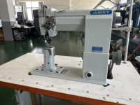 Machine à coudre industrielle point noué à aiguille simple et alimentation par pointeuse, haute vitesse, pour travaux lourds et haute efficacité, modèle 9910 JUKKY