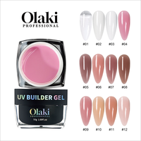 Gel UV/LED de construction conçu sans HEMA, TPO, TMPTA et DMTA, durcissement indolore et sans chaleur, pour une sécurité et un confort optimaux des peaux sensibles.