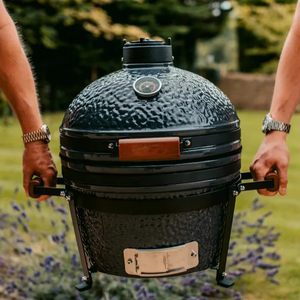 Barbecue au charbon de bois XXL <span class=keywords><strong>SEB</strong></span> KAMADO13 à 26 pouces, cuisine extérieure, barbecue en céramique vert Kamado - Product Image 3