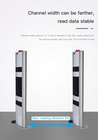 Lecteur de portique RFID UHF Vanch VC-420T ISO 18000-6C avec alarme antivol pour la gestion des livres