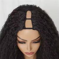 Perruque Courte Bouclée pour Femme, Style Afro-Américain Tendance, Fibre Synthétique Haute Température, Très Vendue, Transparente