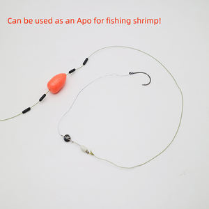 Flotteurs de pêche en mousse de 1,25 cm à 3,7 cm pour leurres de spinning, montages Pompano, indicateurs de frappe ovales pour la pêche en rivière et en lac - Product Image 3