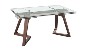 Table à manger en bois de <span class=keywords><strong>noyer</strong></span> <span class=keywords><strong>massif</strong></span> avec deux extensions - Product Image 6