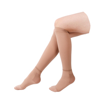 Chaussettes de compression anti-embolie personnalisées avec logo Médicos pour femmes, hauteur genou, unisexe, 15-21 mmHg, chaussettes antithrombose, chaussettes TED