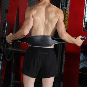 Attrezzature professionali da uomo per il Fitness da donna cintura in pelle di supporto traspirante per lo Squat Deadlift Training-protezione di sicurezza - Product Image 3