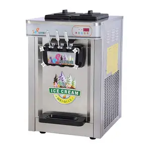 Pasteurizador de leite/máquina de sorvete Soft Serve Preços de Taiwan Botswana 2 Corned Making para Italiano Ykf 8260H Home Express