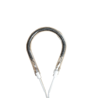 Élément chauffant en fibre de carbone au quartz, tube chauffant électrique pour usage extérieur et domestique, tension 220V