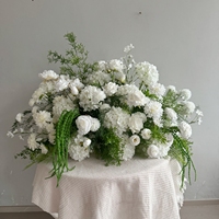 Decoración para Baby Shower, Artículos para Fiestas, Centros de Mesa con Flores para Boda, Bola de Flores Verde y Blanca, Decoración para Pedida de Mano, Conjunto Completo