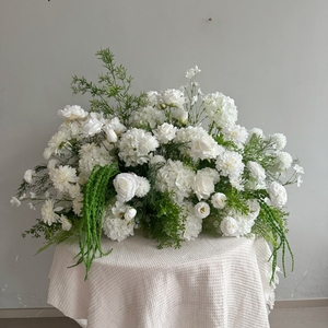 Decoración <span class=keywords><strong>para</strong></span> Baby Shower, Artículos <span class=keywords><strong>para</strong></span> Fiestas, <span class=keywords><strong>Centros</strong></span> <span class=keywords><strong>de</strong></span> <span class=keywords><strong>Mesa</strong></span> con Flores <span class=keywords><strong>para</strong></span> Boda, Bola <span class=keywords><strong>de</strong></span> Flores Verde y Blanca, Decoración <span class=keywords><strong>para</strong></span> Pedida <span class=keywords><strong>de</strong></span> Mano, Conjunto Completo - Product Image 6