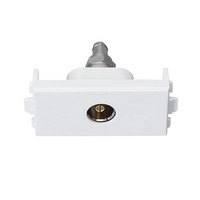 Module d'alimentation intelligent sans vis 48x24mm pour prise murale et câblage technique