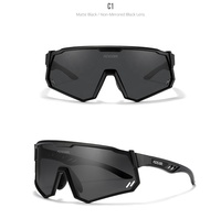 Lunettes de soleil de sport enveloppantes KDEAM, design 2023, nouvelle collection, TR90 incassable, polarisées, pour hommes, cyclisme, 2024