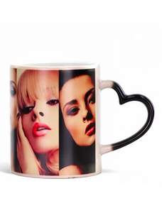 <span class=keywords><strong>Taza</strong></span> <span class=keywords><strong>de</strong></span> Cerámica <span class=keywords><strong>de</strong></span> 350 ml, Artículos Promocionales para Bebidas, <span class=keywords><strong>Asa</strong></span> con Forma <span class=keywords><strong>de</strong></span> Corazón Mágico, Sublimación, Cambio <span class=keywords><strong>de</strong></span> Color por Transferencia <span class=keywords><strong>de</strong></span> Calor, Superficie Mate - Product Image 6