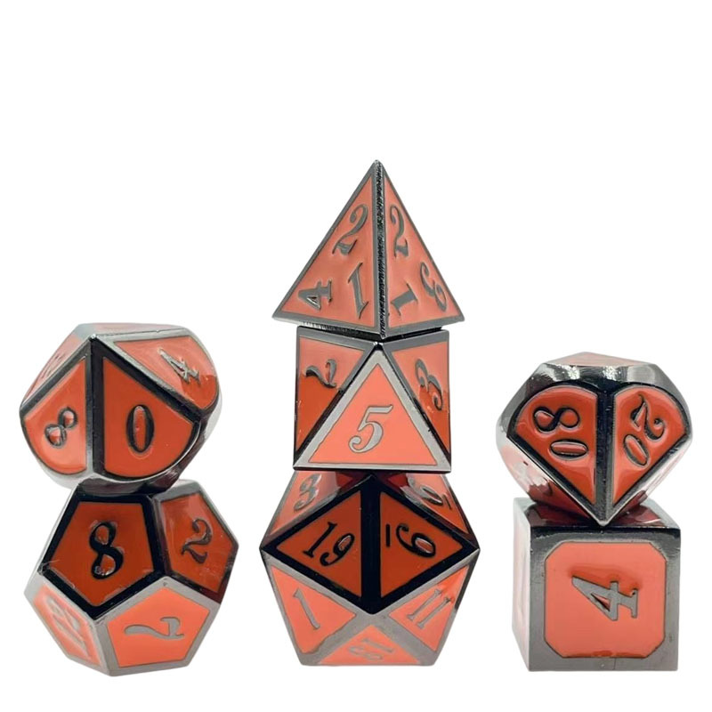 Orange coloré Noir Nickel
