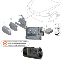 Pour BMW 5 7 Série G30 G31 G12 X3 X4 G01 G02 Capteur d'angle mort ACC Régulateur de vitesse adaptatif Radar Unité de commande Kit de caméra