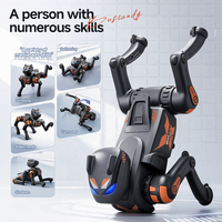 Nouveau jouet robot chien intelligent IA 2.4G télécommandé, programmable, avec cascades, commande vocale et détection de geste, fonction 'Suive-moi' pour enfants