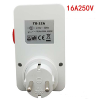 Ab standart zamanlayıcı soket 16asocket avrupa düzenleme mekanik zamanlayıcı Mini orijinal marka zamanlayıcı anahtarı zaman kontrol anahtarı