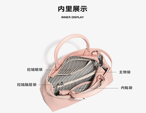 Borse di Design Personalizzate OEM/ODM di Alta Qualità, Borsa a Tracolla in Vera Pelle, Borse a Mano di Lusso per Donne, Vendita all'Ingrosso - Product Image 4