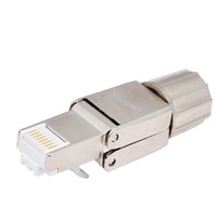 Câble Ethernet de terrain 8P8C sans outil Cat 7 Réseau FTP Blindé Cat6a Cat7 Connecteur RJ45 Modulaire Sans Outil