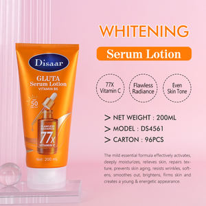 Disaar 77X Vitamina C SPF50 PA+++ Loción Sérum Blanqueadora Vitamina B5 Glutatión Radiance Unifica el Tono de Piel Crema Facial a Granel - Product Image 2
