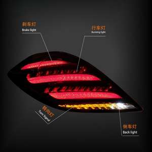 ไฟท้าย LED แบบเรียงลำดับใหม่6000K สำหรับ Mercedes-Benz S-Class W222ดึงกลับแบบไดนามิกอัพเกรดวงเลี้ยวเบรค - Product Image 4