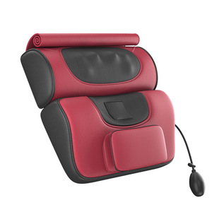 Cervical Spine Massage Pillow With Heat Therapy Airbag Neck Shoulder Back Massager Plug-In Red A1-12 - Product Image 4