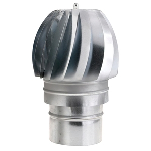 Cappuccio di aspirazione zincato per stufa 120 mm. - Product Image 1