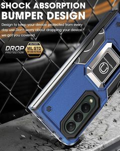 Armure antichoc béquille étui de protection mobile pour <span class=keywords><strong>Samsung</strong></span> Galaxy Z <span class=keywords><strong>Fold</strong></span> 7 6 5 <span class=keywords><strong>4</strong></span> <span class=keywords><strong>voiture</strong></span> magnétique téléphone portable couverture arrière - Product Image 6