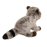Peluche de raton laveur réaliste à poils longs, vente en gros, ODM, OEM, personnalisée, conforme à la norme EN 71, peluche d'animal, peluche de raton laveur réaliste, bonne qualité