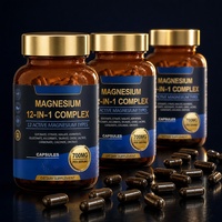 Complément 12-en-1 de Vitamines et Minéraux Complexes avec 700mg de Magnésium en Capsules - Absorption Synergique Améliorée pour la Relaxation Musculaire