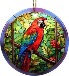 Ornements d'arbre de Noël en acrylique pour <span class=keywords><strong>les</strong></span> passionnés d'<span class=keywords><strong>oiseaux</strong></span>, <span class=keywords><strong>oiseaux</strong></span> de la nature élégants et magnifiques, décorations de cardinaux rouges, cadeaux de cardinaux pour femmes - Product Image 1