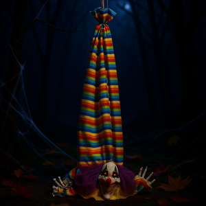 Muerto Animatrónico Colgante de Payaso con Sonido, Decoración de Halloween D0100X356M8 - Product Image 2