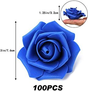 Vente en gros de têtes de roses artificielles en soie, légères, faites à la main, 10 cm, 20 couleurs, décoratives pour mariage et maison, livraison rapide - Product Image 3