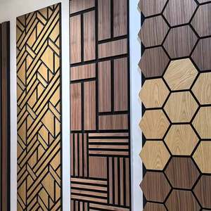 Thiết kế hiện đại hình dạng bất thường Acoustic tấm Tường Đá Đen PVC Bảng điều khiển âm thanh cho nội thất tường và trần nhà - Product Image 6