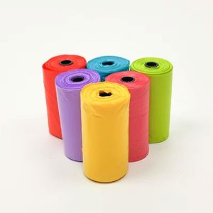 2026 Free Sample Customized OEM Durable Pet Waste Disposal Bags Plastic Dog Poop Bags <b>Rolls</b> for Small Animals & Dogs - Product Image 3