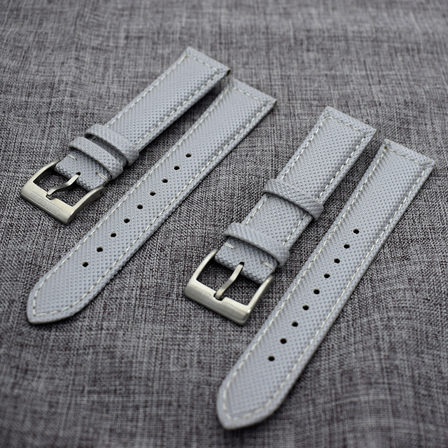 BRC Quick Release - Custom Real Grey Color Dacron Polyurethane Sailcloth Watch Band Strap for Dive Watch Waterproof Watch Strap