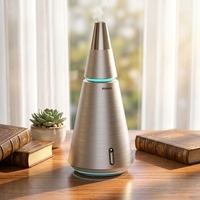 Diffuseur d'huiles essentielles sans eau, contrôlé par application, télécommande, rechargeable, 100 ml, acier inoxydable, pour la maison, l'hôtel, à piles