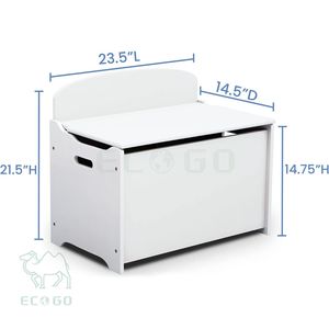 Boîte à jouets de luxe en bambou pour enfants, organisateur de rangement de boîte à jouets pour enfants, organisateur de jouets, certifié or - Product Image 5