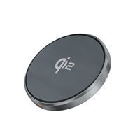 Chargeur sans fil magnétique Portable Qi2 15W pour iPhone 15/14/13 Mini support de téléphone en alliage d'aluminium charge avec support réglable