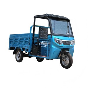 Freight Electric Three-Wheeler Open Body Agricultural Use Heavy-Duty Cargo Capacity (400kg Payload) Durable Model <b>60V</b> <b>Battery</b> - Product Image 4