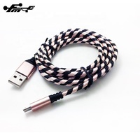 Kabel Usb Jalinan 3M 10 Kaki, Kabel Data Usb Pengisian Cepat, Kabel Charger Ponsel untuk Iphone