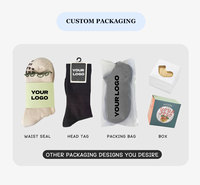 Chaussettes de yoga et de Pilates en coton personnalisées de qualité supérieure, échantillon gratuit, logo personnalisé, antidérapantes, avec ruban