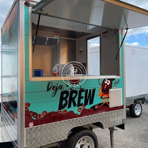 2025 Concession Food Trailer Trailers Deep <b>Fryer</b> Multi-function Room Bbq Concession Fast Mobile Truck on Sale - Product Image 2