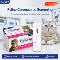Kit de test vétérinaire pour le coronavirus félin (FCoV), test rapide, détection de l'antigène du FCoV pour la périarthrite infectieuse féline, prix d'usine
