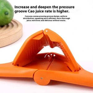 ที่คั้นน้ำมะนาวสแตนเลสแบบพกพาทำจากผลไม้ทำจากพลาสติก PP สิ่งประดิษฐ์ที่หนีบได้สำหรับใช้ในครัวเรือนแบบมัลติฟังก์ชันใหม่ - Product Image 2