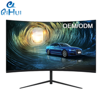 Moniteur de jeu blanc 24 pouces, écran lcd ips 1k, pas cher, pour ordinateur de bureau, 75hz, 4ms