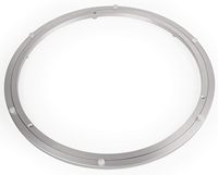 Plateau tournant de table à manger en aluminium 8/10 pouces, robuste, argenté, avec roulement à billes, rotation 360 degrés, pour salon